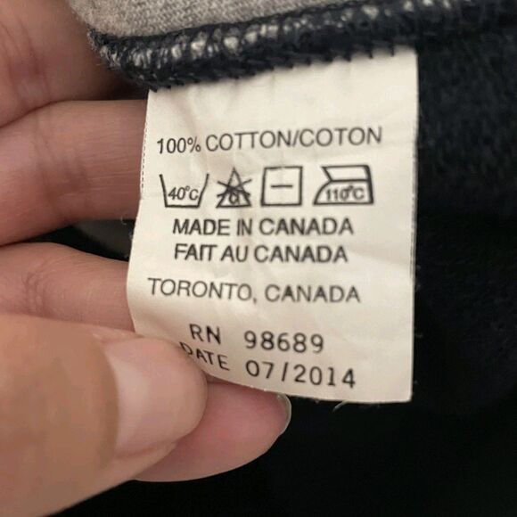 Todd Snyder Jacke Mens Small Dark Blue French Terry Barracuda Two-way Full Zip - Picture 5 of 10